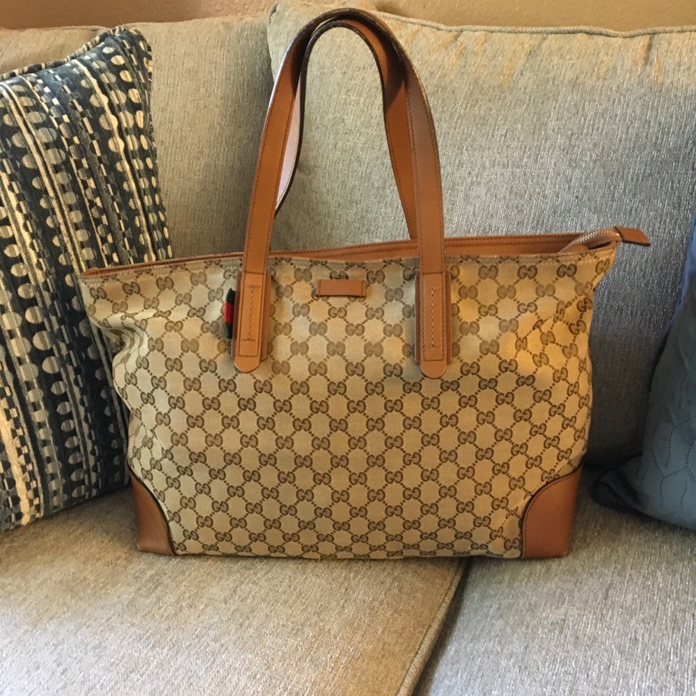 Gucci GG Canvas Original Large Tote